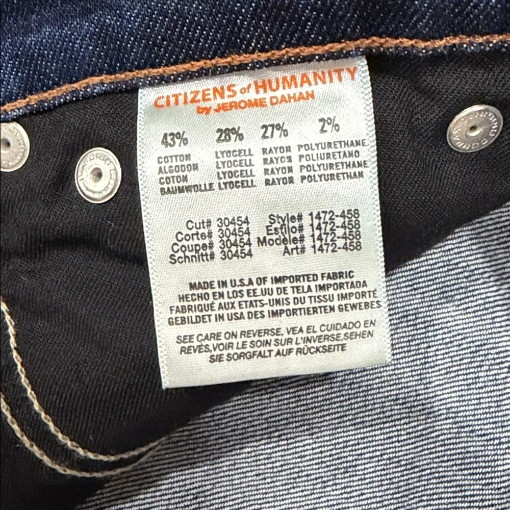 Citizens For Humanity Ingrid Stretch Low Waist Flare Denim Jean Women Size 32